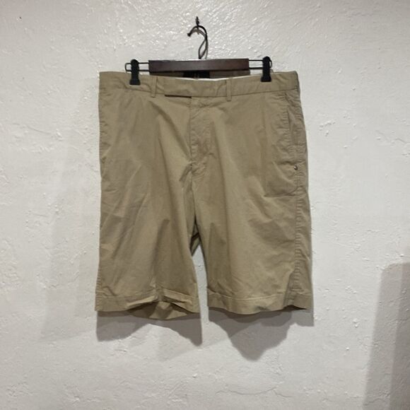 Ralph Lauren RLX Flat Front Men Shorts Waist 36 Inseam 10  Tan - Picture 1 of 4